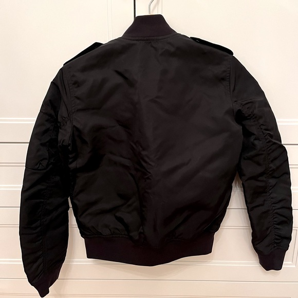 Aritzia Talula Black bomber jacket - Picture 2 of 5